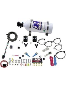 Nitrous Express 03-18 Nissan 350Z/370Z Dual Nozzle (35-150HP) w/5lb Bottle - 20716-05