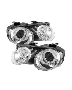 Spyder Acura Integra 98-01 Projector Headlights LED Halo -Chrome High H1 Low 9006 PRO-YD-AI98-HL-C - 5008701