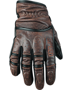 Speed and Strength Rust and Redemption Leather Gloves Brown - Small - 878621
