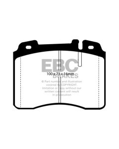 EBC 95-97 Mercedes-Benz C36 AMG (W202) 3.6 Yellowstuff Front Brake Pads - DP4927/2R