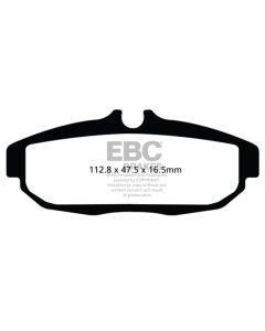 EBC 12 Ford Mustang 5.8 Supercharged (GT500) Shelby Ultimax2 Rear Brake Pads - UD1562