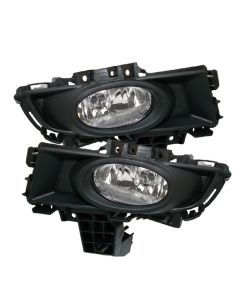Spyder Mazda 3 07-08 4Dr OEM Fog Lights (Wont Fit Sports/Gt Or Htchback)w/swch Clear FL-CL-MAZ307-C - 5020765