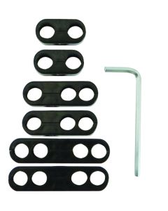 Moroso Spark Plug Wire Separator Kit w/Allen Wrench - Split Design - Black - 72166