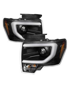 Spyder Ford F150 13-14 Projector Fctry Xenon Model- Light Bar DRL Blk PRO-YD-FF15013-LBDRL-HID-BK - 5077646
