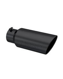 MBRP Black Coated 7" O.D. Rolled End 5" Inlet 18" Length Exhaust Tip - T5127BLK