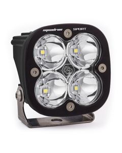 Baja Designs Squadron Sport Spot Pattern Black LED Light Pod - Clear - 550001