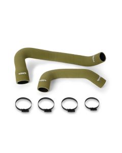 Mishimoto 97-06 Jeep Wrangler 6cyl Silicone Hose Kit Olive Drab - MMHOSE-WR6-97OD