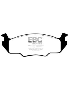 EBC 80-84 Volkswagen Golf 1.6 Ultimax2 Front Brake Pads - UD158