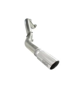 aFe MACHForce XP Exhaust 5in DPF-Back SS 11-13 GM Diesel Trucks V8-6.6L (td) (LML) (Pol Tip) - 49-44041-P
