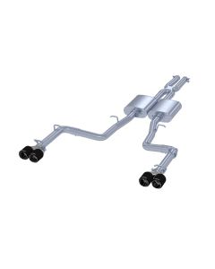 MBRP 2.5" T304 Stainless Catback Dual Rear Exit Exhaust System w/ Carbon Fiber Tips Dodge Challenger - S71113CF