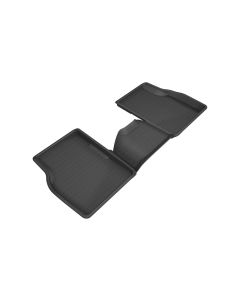 3D MAXpider 2017-2020 Jeep Compass Kagu 2nd Row Floormats - Black - L1JP01621509