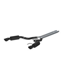 MBRP Street Version 3" Black Coated Catback Exhaust w/ 4.5" Tips Ford Mustang GT 5.0L Convertible 20 - S7239BLK