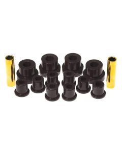 Prothane 76-86 Jeep CJ5/CJ7 Front Spring & Shackle Bushings - Black - 1-1002-BL