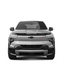AVS 2024 Chevrolet Silverado EV Aeroskin Low Profile Acrylic Hood Shield - Smoke - 322215