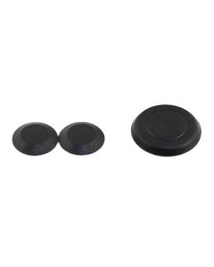 Kentrol 07-18 Jeep Wrangler JK Tailgate Plug (set) - Powdercoat Black - 70004