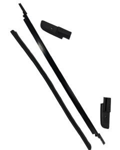 Rampage 2018+ Jeep Wrangler JL (2 & 4 Door) Soft Top Tailgate Bar - Black - 87136
