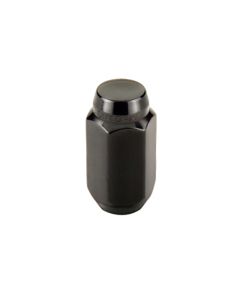 McGard Hex Lug Nut (Cone Seat) M14X1.5 / 22mm Hex / 1.635in. Length (4-Pack) - Black - 64072