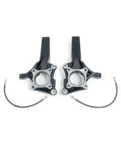 MaxTrac 09-18 Ford F-150 2WD 4-4.5in Front Lift Spindles w/Extended DOT Compliant Brake Lines - 703440