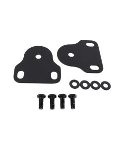 Kentrol 76-95 Jeep CJ/Wrangler YJ Interior Windshield Brackets Pair - Powdercoat Black - 50408