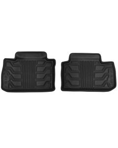 Lund 09-17 Dodge Ram 1500 Crew Cab Catch-It Floormats Rear Floor Liner - Black (2 Pc.) - 383071-B