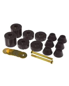 Prothane 73-80 GM Body Mount 12 Bushing Kit - Black - 7-104-BL
