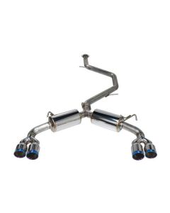 Remark 2019+ Toyota Corolla Hatchback Quad-Exit Cat-Back Exhaust Burnt Stainless Steel - RK-C4063T-01P