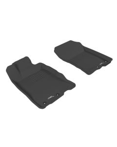 3D MAXpider 2010-2014 Honda Insight Kagu 1st Row Floormat - Black - L1HD02311509