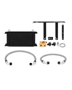 Mishimoto 10-12 Hyundai Genesis Coupe 2.0T Thermostatic Oil Cooler Kit - Black - MMOC-GEN4-10TBK