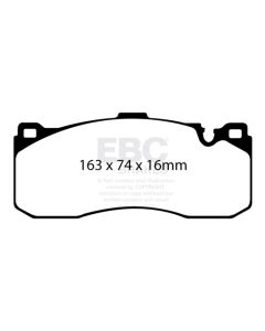 EBC 08-10 BMW 135 3.0 Twin Turbo Greenstuff Front Brake Pads - DP21995