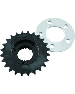 Twin Power 5 Speed Big Twin 24T Offset Sprocket Kit .282 Offset W/.197 Rear Sprocket Spacer - 490510