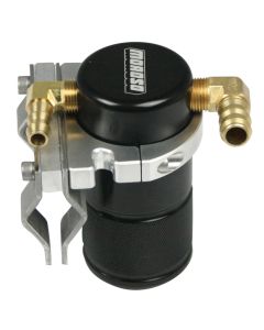 Moroso 12-19 Subaru BRZ/Scion FRS/Toyota 86 Air/Oil Separator Catch Can - Billet Aluminum - Black - 85667