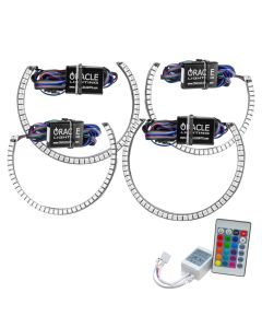 Oracle Dodge Challenger 15-21 LED Waterproof Halo Kit - ColorSHIFT w/ Simple Controller - 3990-504