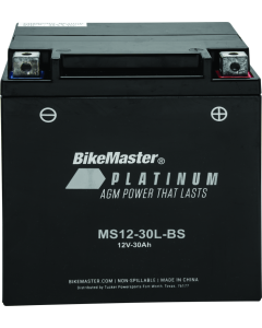 BikeMaster AGM Battery - MS12-30L-BS - 780728