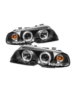 Spyder BMW E46 3-Series 00-03 2DR 1PC Projector Headlights LED Halo LED Blk PRO-YD-BMWE46-2D-HL-BK - 5008923