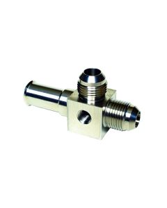 Aeromotive SS Coupler to Convert Ford OE Fuel line (86-06) to Dual -8 AN Male Ports - 15102