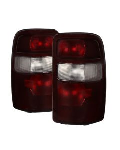 Xtune GMC Yukon 00-06 OEM Style Tail Lights w/ Black Rim Red Smoked ALT-JH-CSUB00-OE-RSM - 9028809