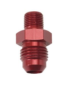 Russell Performance -6 AN MALE X 1/8in NPT MALE (Red) - 660454