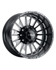Weld Off-Road W121 20x10 Scorch Gloss Black Wheels
