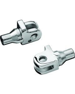 Kuryakyn Tapered Peg Adaptor Triumph Chrome - 8840