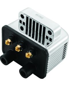 Twin Power Big Twin and XL Custom Application Ignition Coil Chrome Single Fire Dual Output 3 ohm - 216148