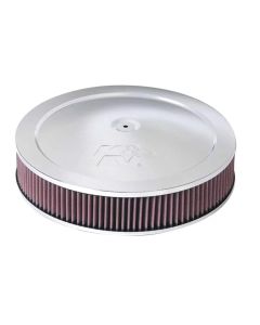 K&N 14in Red Custom Air Cleaner Assembly - 5.125in ID x 14in OD x 2.75in H x 1.25in Drop Base - 60-1280