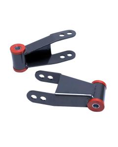 MaxTrac 97-03 Ford F-150 2WD/4WD 2in Rear Lowering Shackles - 410520