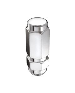 McGard Hex Lug Nut (Cone Seat / Duplex) 9/16-18 / 7/8 Hex / 2.5in. Length (8-Pack) - Chrome - 64806
