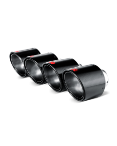 Akrapovic 06-13 Chevrolet Corvette ZO6/ZR1 (C6) Tail Pipe Set (Carbon 115 mm) - TP-CT/1