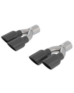 Borla 18+ Jeep Grand Cherokee TrackHawk 6.2L V8 Black Chrome 3in Tip Kit (For PN 140755 and 140756) - 60672BC