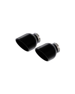 Borla 15-24 Dodge Charger V8 / 2023 Chrysler 300C T-304 SS Tips 5in Outlet - Black Chrome - 60729BC