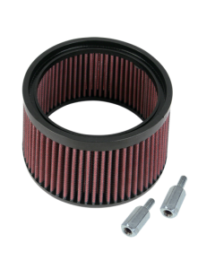 S&S Cycle 1in Taller Pleated Stealth Air Filter Kit - 170-0127