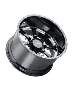 Weld Off-Road W125 20X10 Granada Six 6X139.7 ET-18 BS4.75 Gloss Black MIL 106.1 - W12500084475