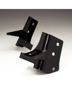 KC HiLiTES 97-06 Jeep TJ A-Pillar Windshield Hinge Light Mount Bracket Set (Pair) - Black - 7311