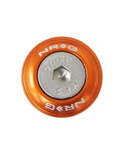 NRG Fender Washer Kit w/Rivets For Plastic (Orange) - Set of 10 - FW-100OR